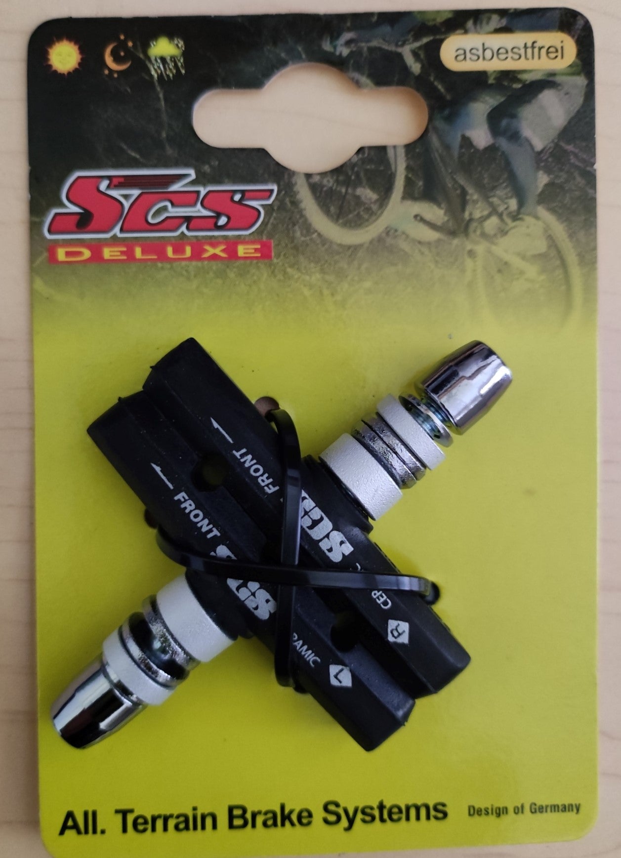 SCS 60mm V-Brake Pads – Linear Pull Rim Brake Shoes For MTB & BMX (AUS Stock)