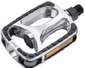 Pedals - 1/2" City/Comfort, Alloy, SILVER/BLACK