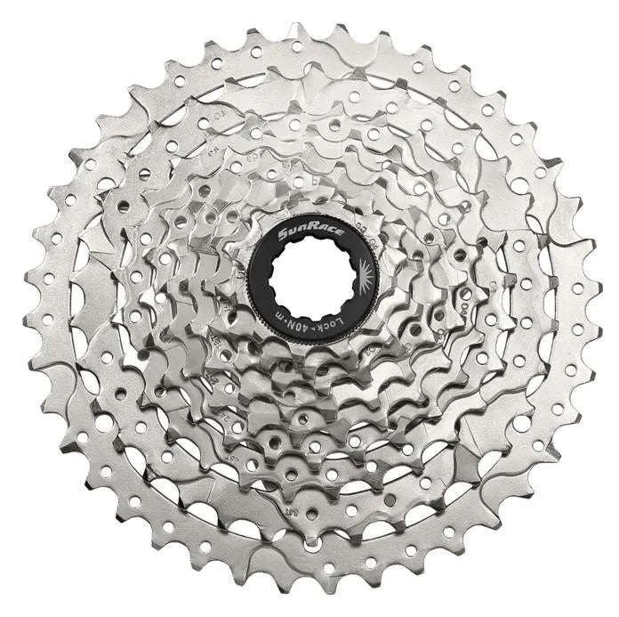 CASSETTE - SUNRACE, 9 Speed, 11-36T, Nickel, Shimano/SRAM compatible