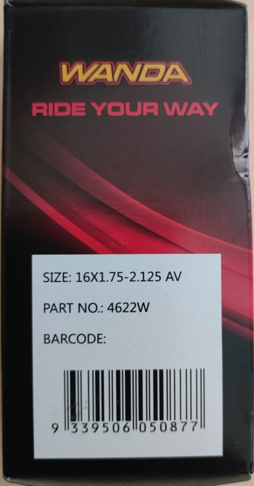 Wanda Butyl Rubber Tubes - Shrader/American Valve