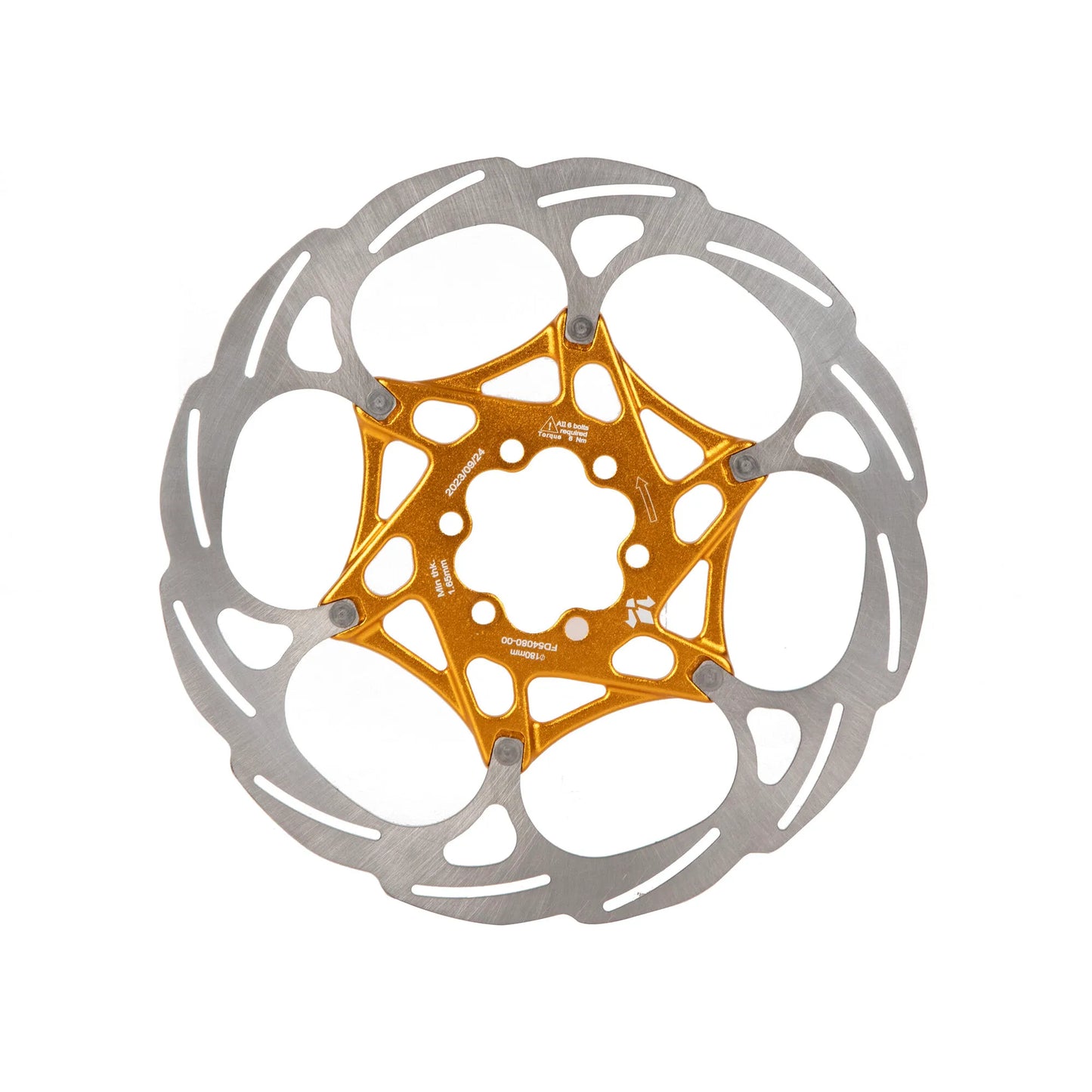 Formula 160mm 2-Piece Disc Rotor | Gold or Black | with Bolts