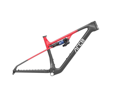 ARC8 Evolve FS Red /Black Rockshox Flight Attendant