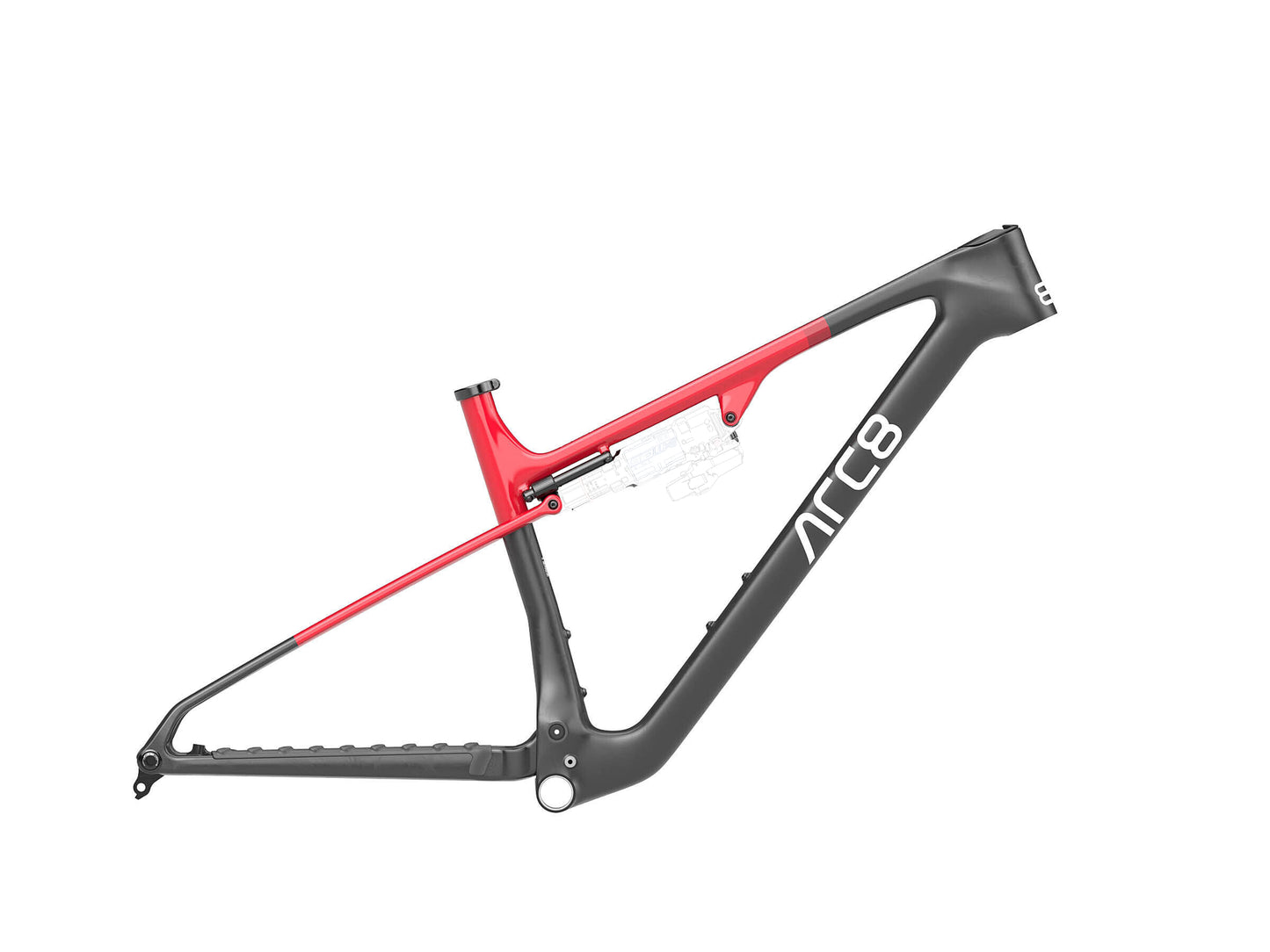 ARC8 Evolve FS Red/Black No Shock