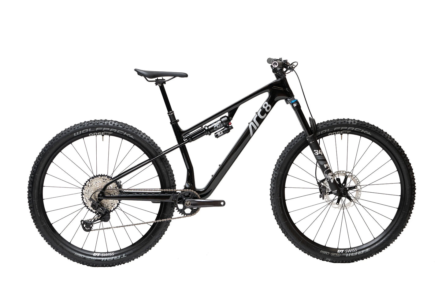ARC 8 Essential Black, Shimano XT and  Fox Performance Suspension
