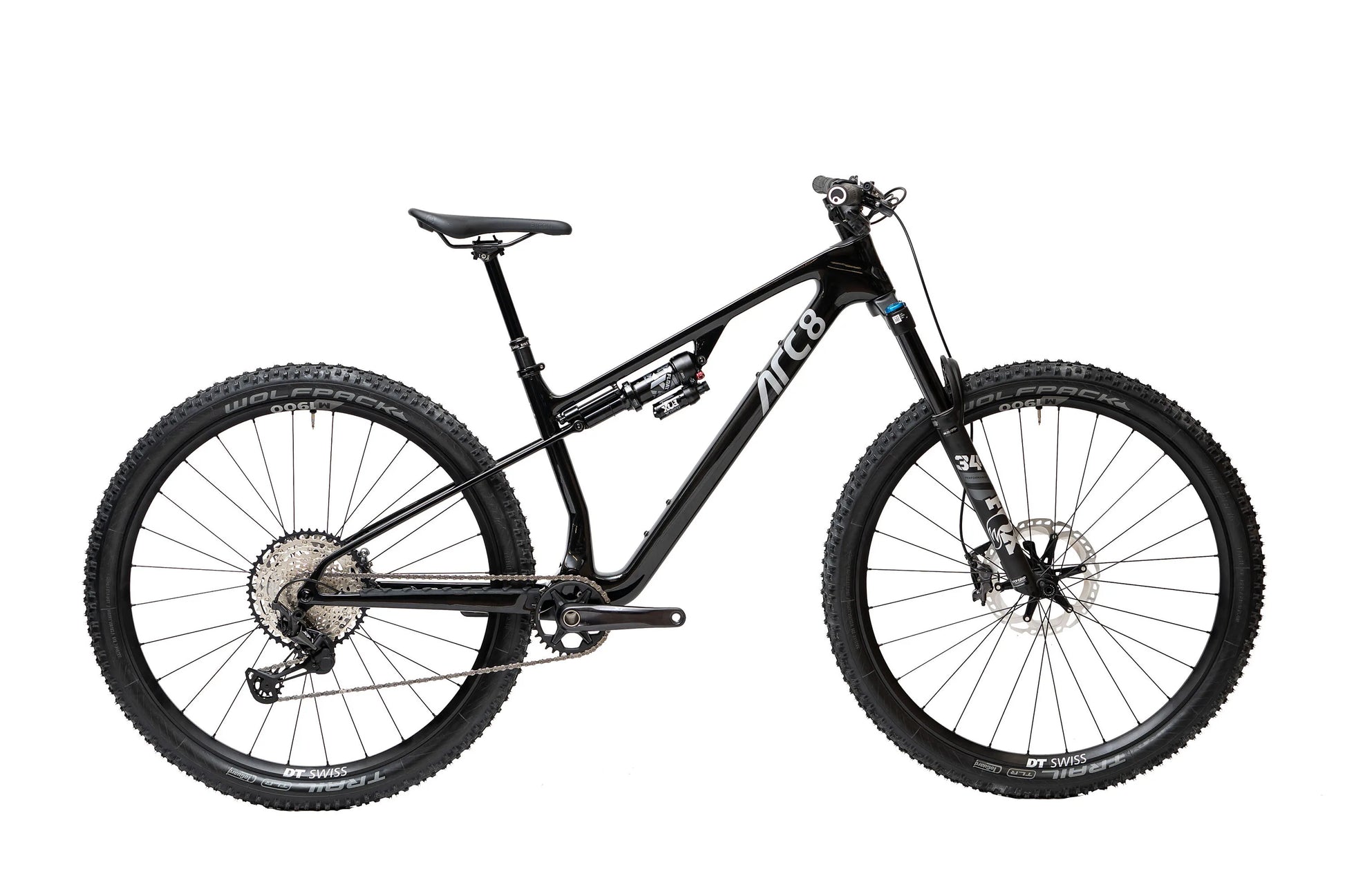 ARC 8 Essential Black, Shimano XT and  Fox Performance Suspension