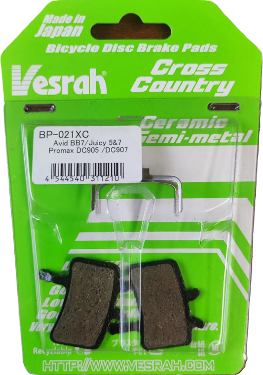 VESRA XC Ceramic Semi-metal Compound | Avid