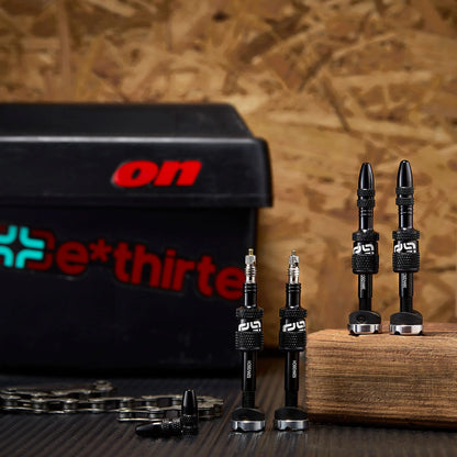 e*thirteen Qickfill Presta Tubeless Valves 23 - 31mm