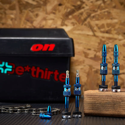 e*thirteen Qickfill Presta Tubeless Valves 23 - 31mm