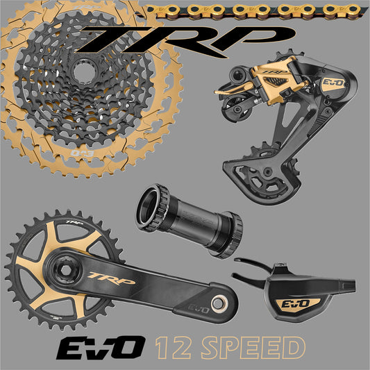 TRP EVO - 12 Speed GROUPSET | BLACK/GOLD