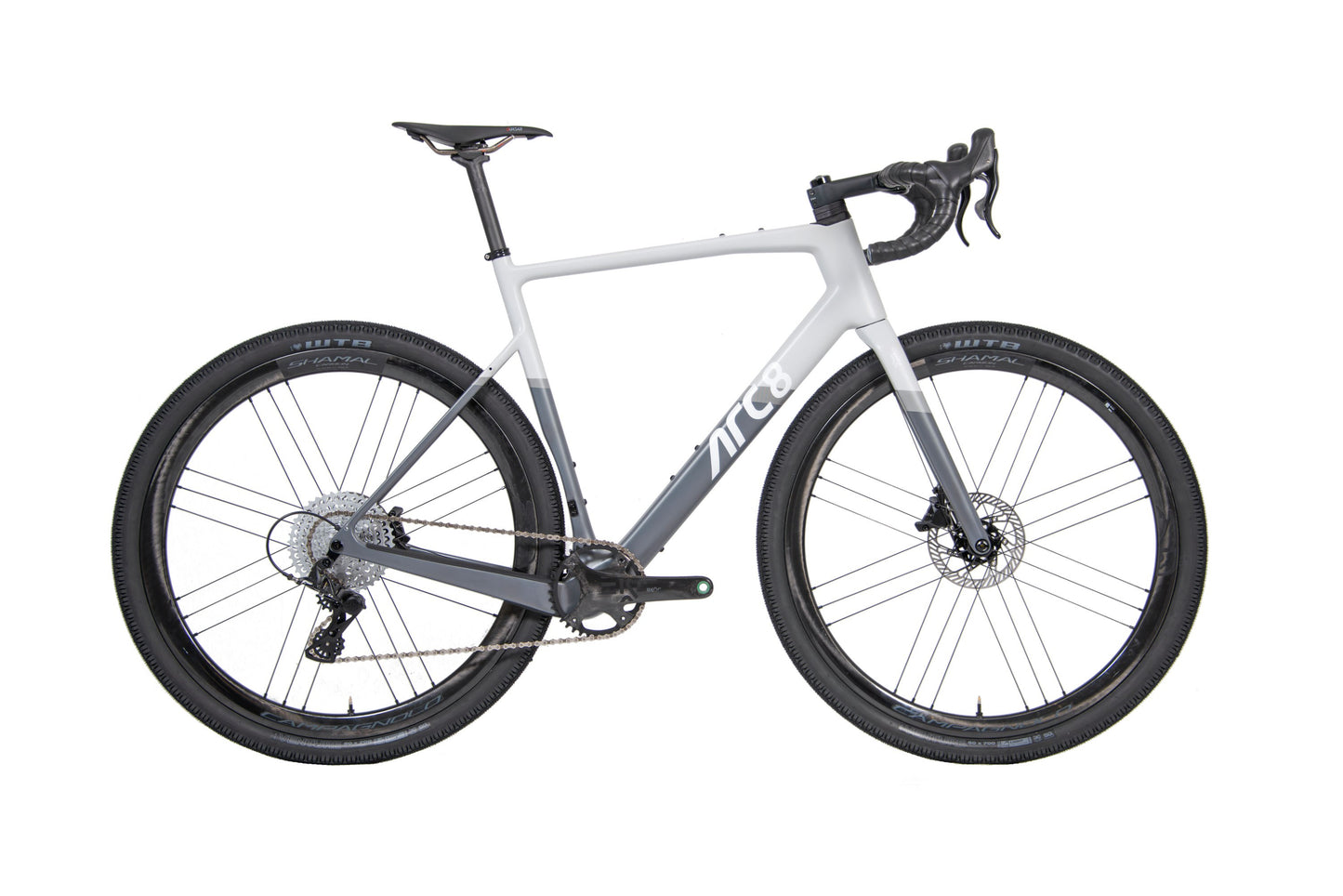 ARC8 Eero Gravel Bike | GRX 1 x 12 | Light Grey / Dark Grey