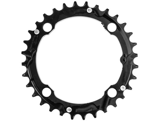CHAIN RING - STRONGLIGHT, MTB  32T, 7075 CNC Black - 9 Speed
