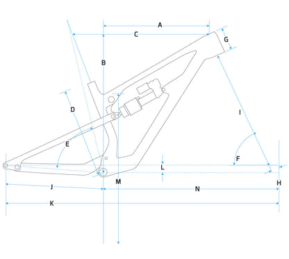 ARC8 Extra ST Frameset -135mm