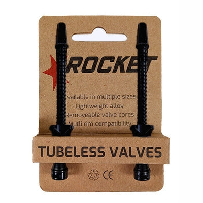 Tubeless Valves | Rocket | 80mm | Black