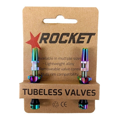 Tubeless Valves | Rocket | 48mm | 8 Colours
