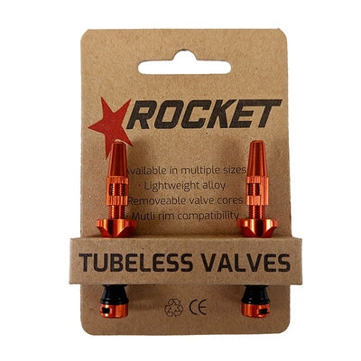 Tubeless Valves | Rocket | 48mm | 8 Colours