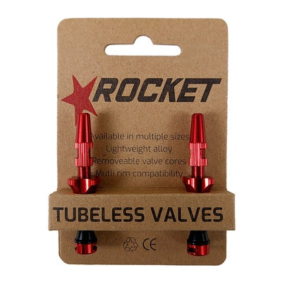 Tubeless Valves | Rocket | 48mm | 8 Colours