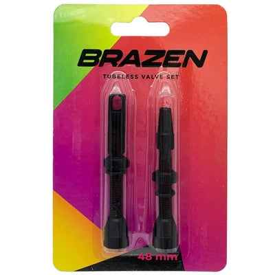 Tubeless Valves | Brazen | Black | 48mm